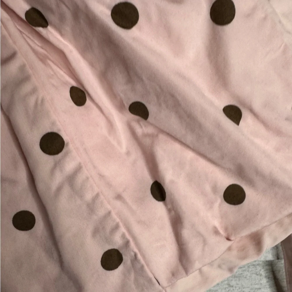Janie and Jack Light Pink Double-Breasted Raincoat Size 0-6M Good Condition